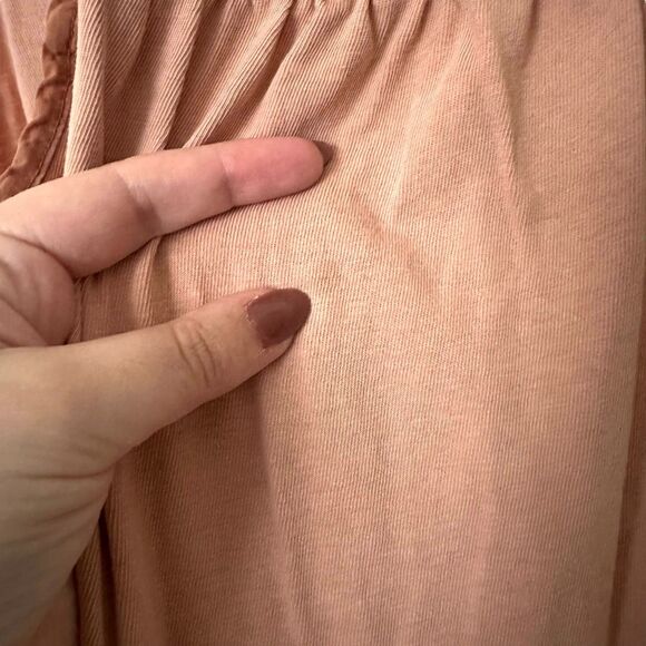 EVERLANE The Weekend Tiered Tank Midi Dress Pink‎ XS - Picture 5 of 6